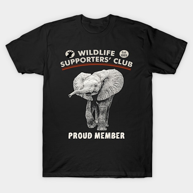 Charming Baby Elephant for Wildlife Supporters T-Shirt by scotch